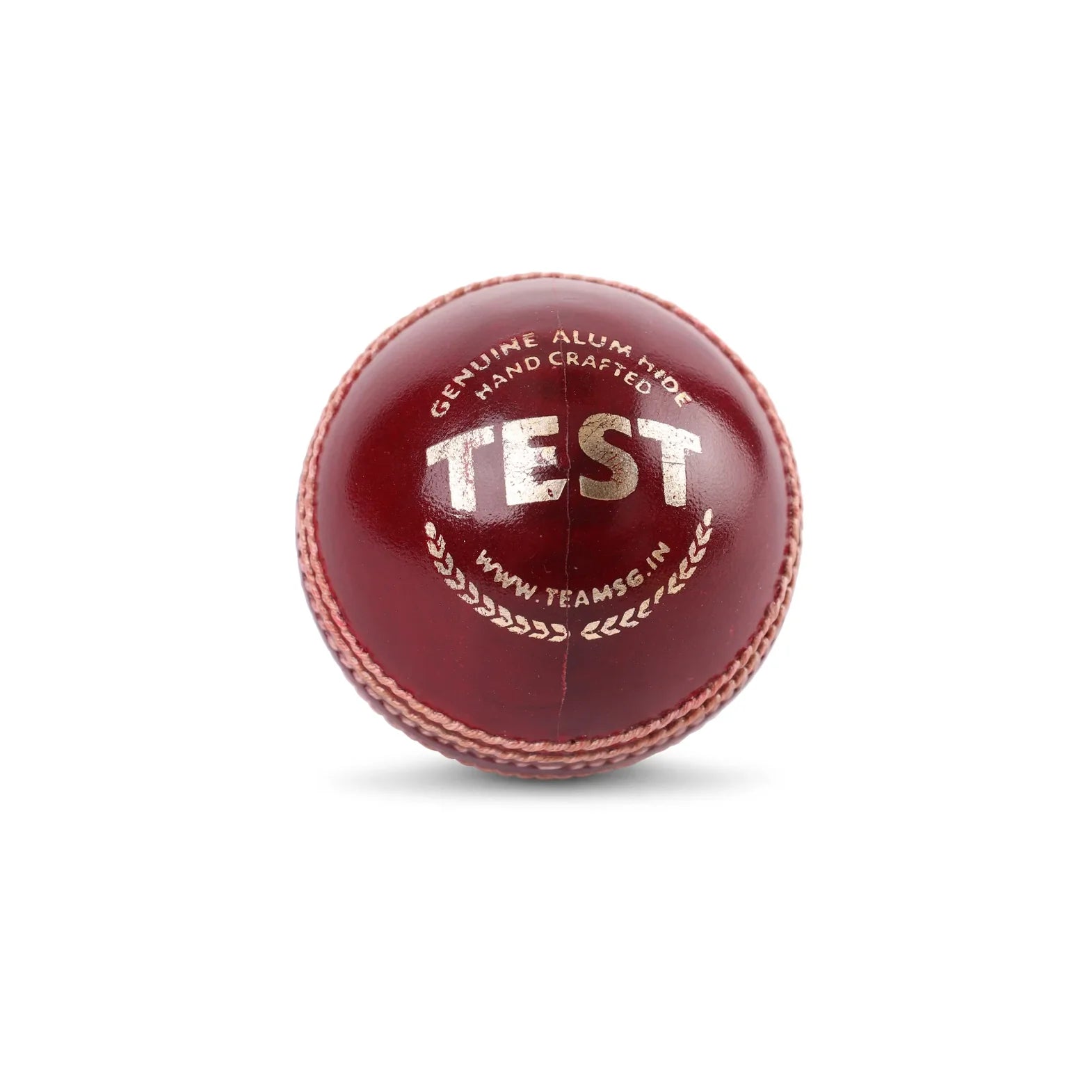 Aura Pro Match Red Leather Cricket Ball