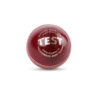 Aura Pro Match Red Leather Cricket Ball