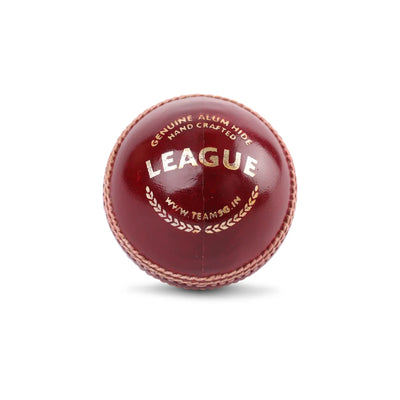 Aura Club White Leather Cricket Ball